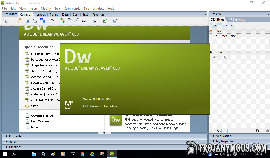 adobe dreamweaver cs3 free download full version for windows 8.1